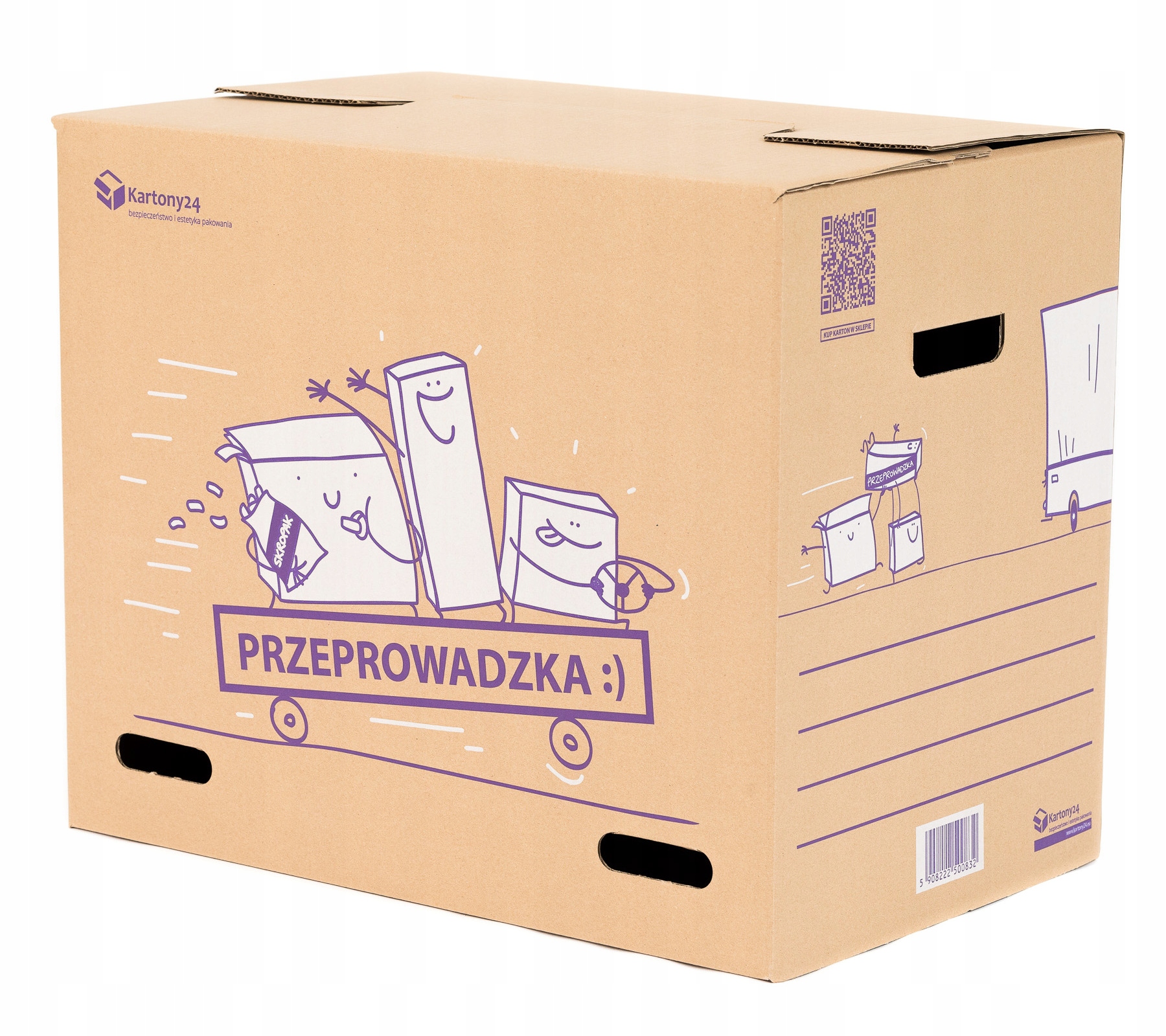 

Duży karton do przeprowadzki pudełko 120L 12szt.