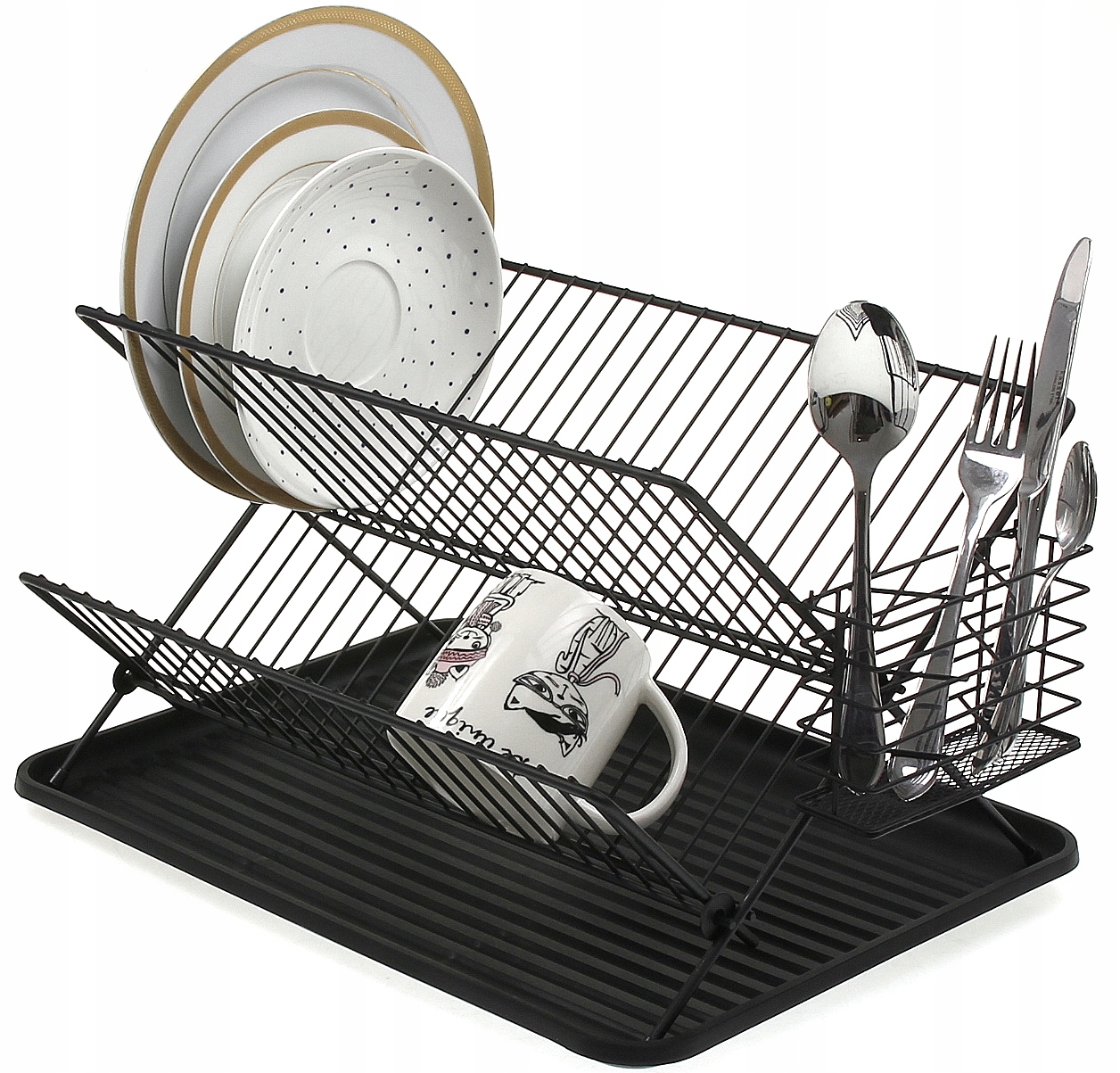 

Suszarka do Naczyń Talerzy Ociekacz na Sztućce 08