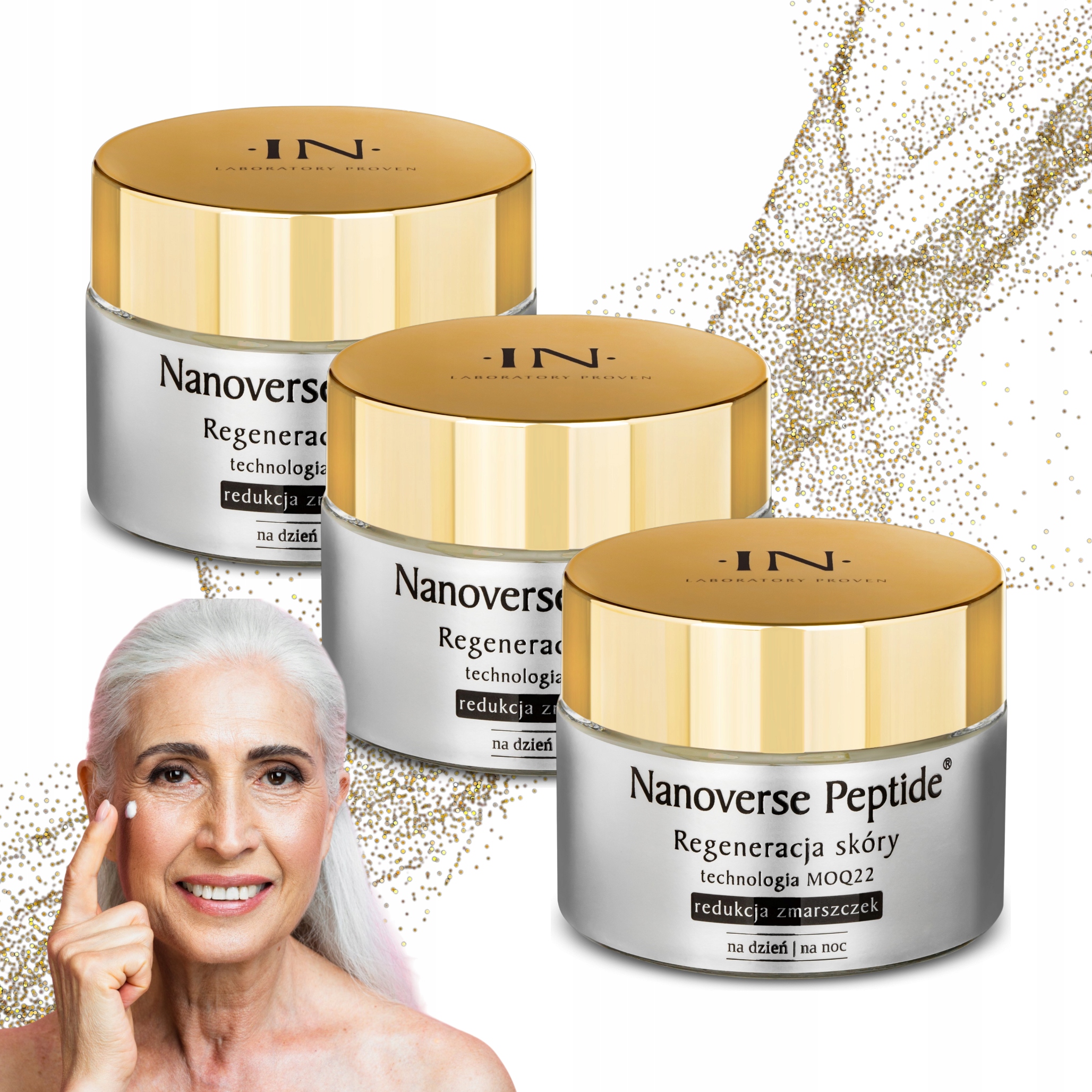 Omlazující krém proti stárnutí obličeje Nanoverse Peptide 50 ml