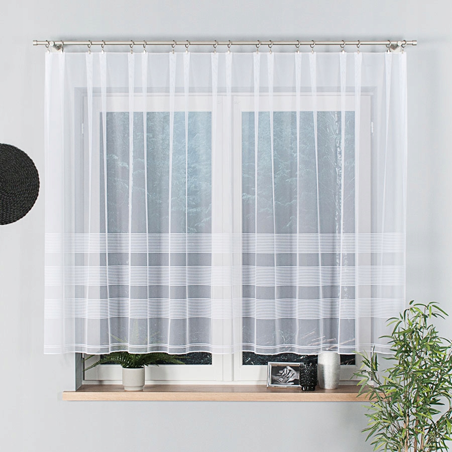 

Firanka gotowa żakardowa biała Michalina 140x250