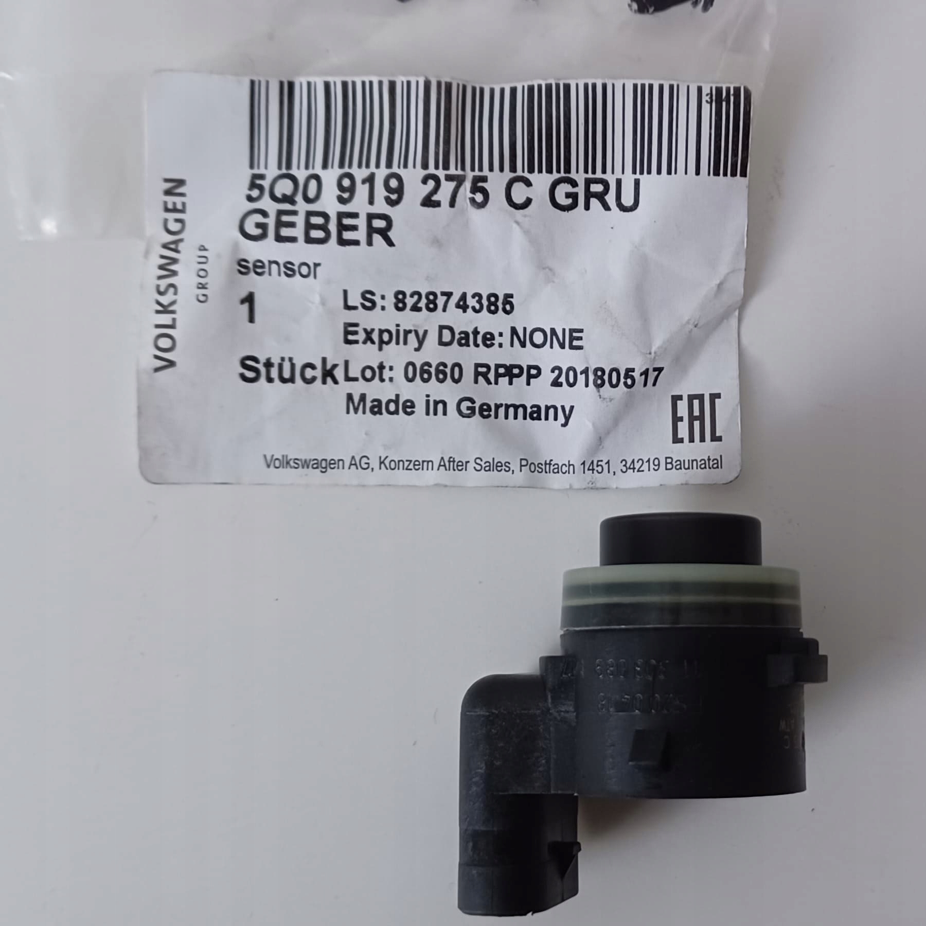 Sensor Rückfahrwarner Parken VW AUDI BMW 5Q0919275C