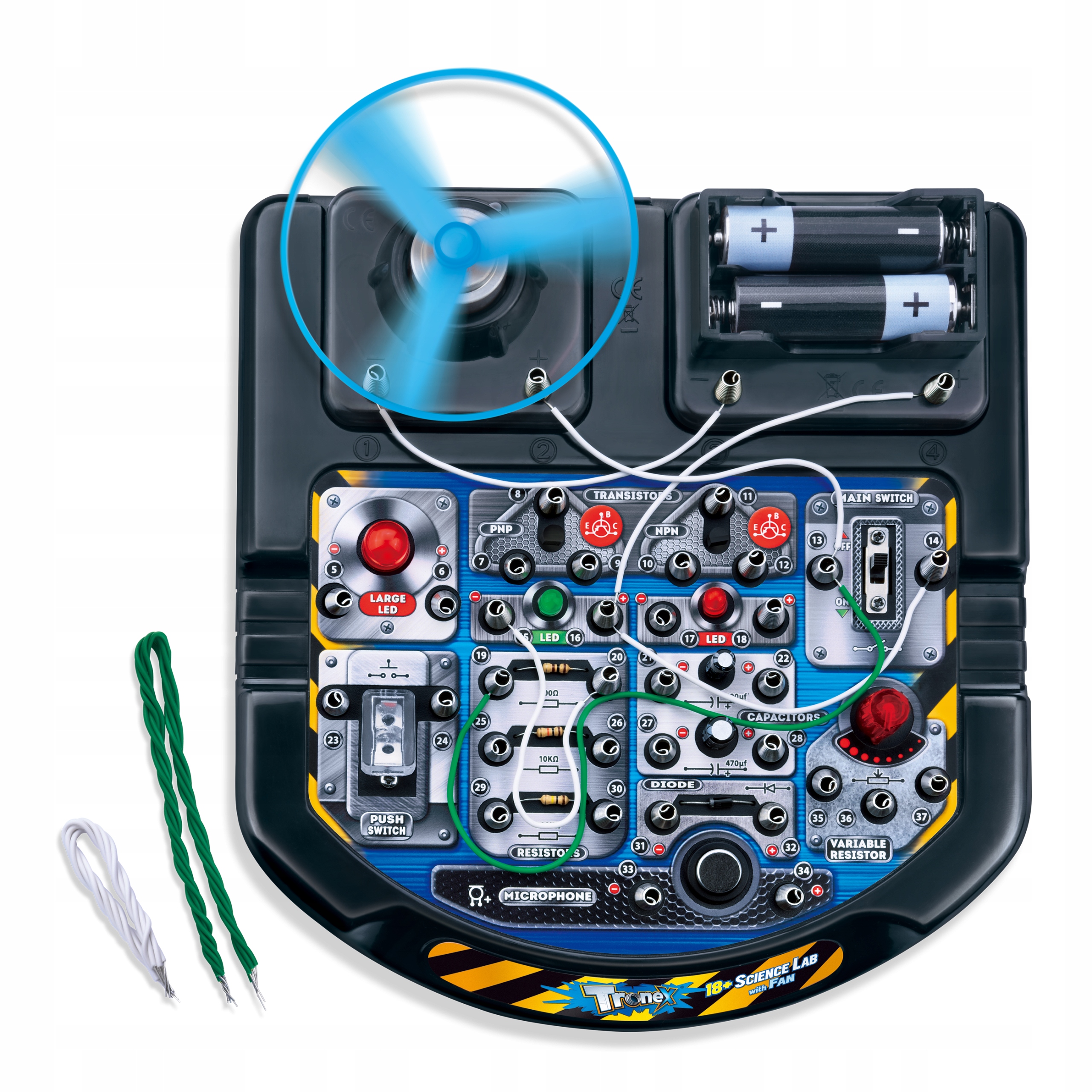 DUMEL TECH TRONEX WESOŁE LABORATORIUM ZESTAW EDUKACYJNY ELEKTRYCZNY 8+