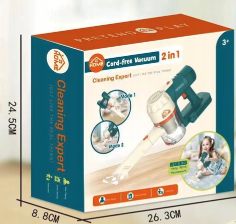 ZABAWKOWY ODKURZACZ RĘCZNY DLA DZIECI 2W1 ZABAWKA Seria 123