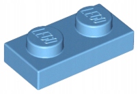 

Lego 3023 Płytka 1x2 Medium Blue 4szt New