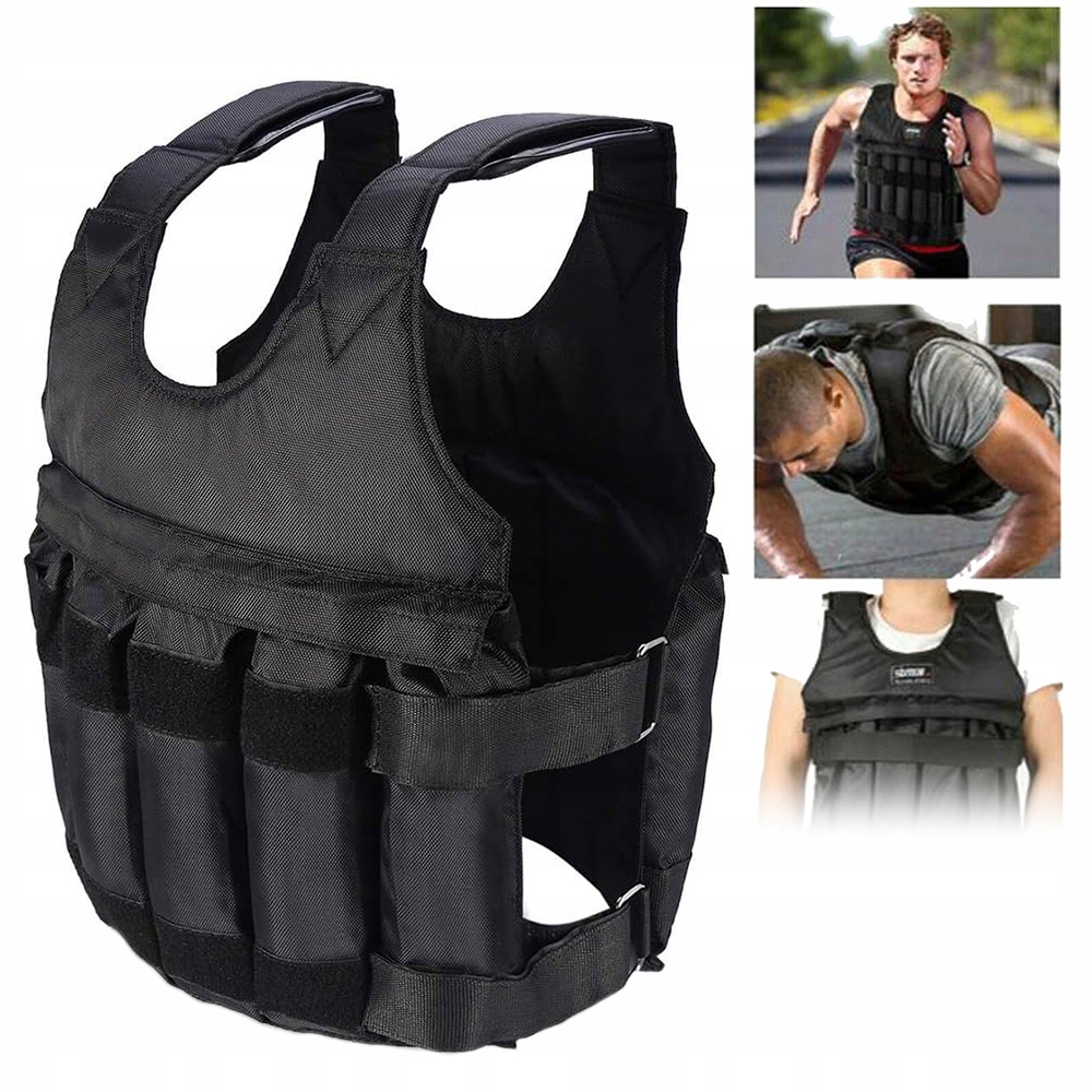 Tréninková Zátěžová Vesta Pro Cvičení S Zátěží 50 kg