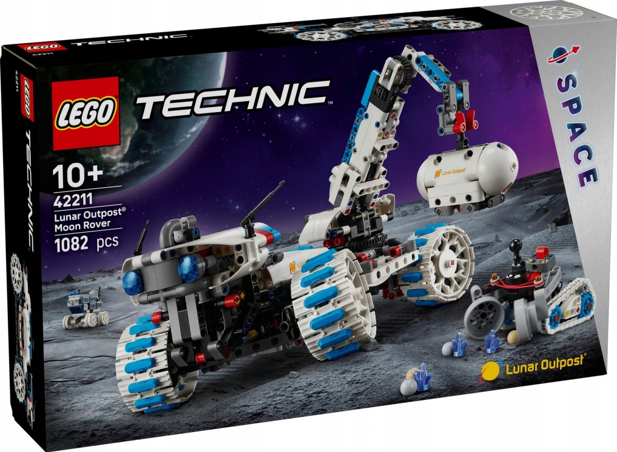 Lego Stavebnice Technic 42211 Měsíční kosmické vozítko Lunar Outpost