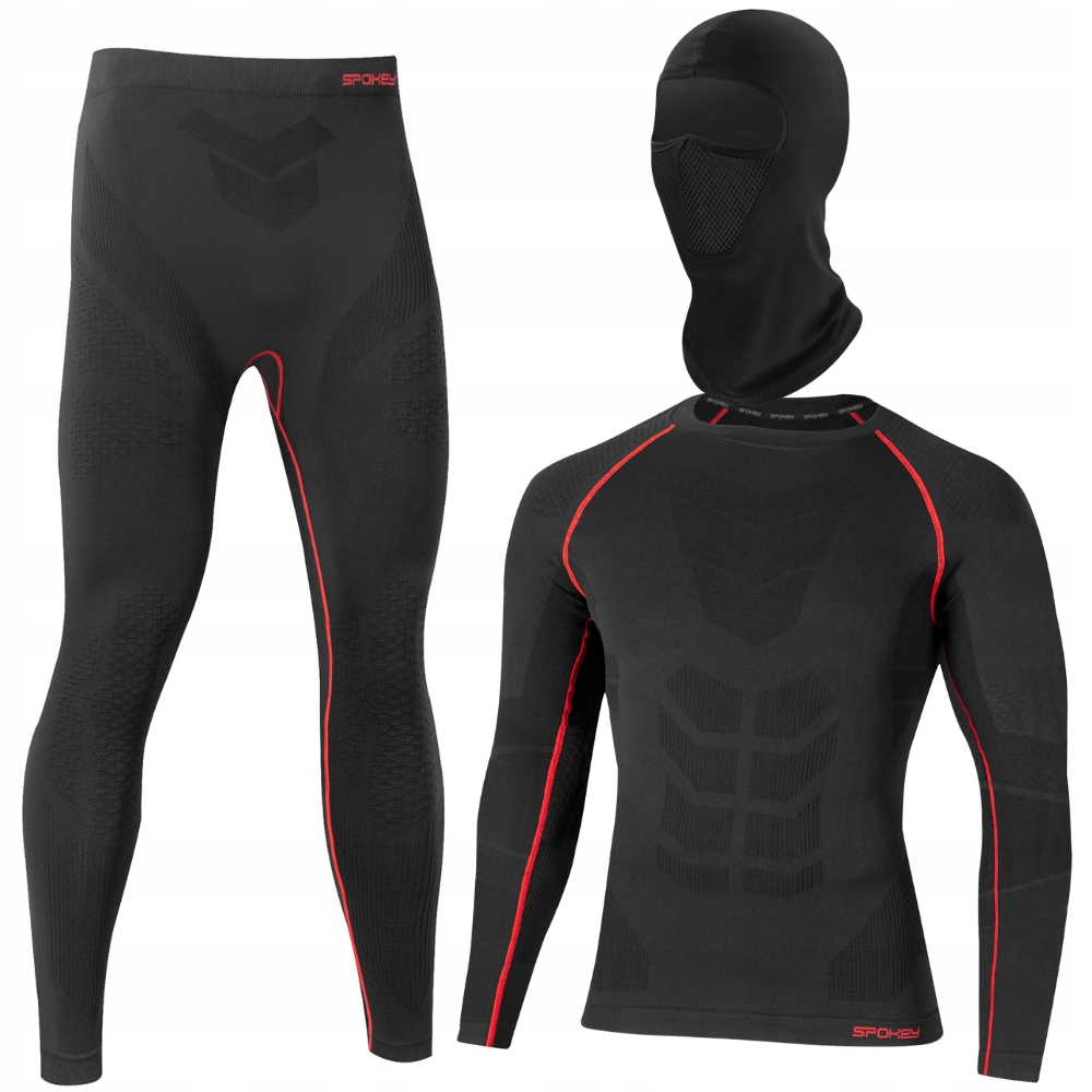 Spokey Pánské termoaktivní spodní prádlo Zimní komplet XL/XXL kukla