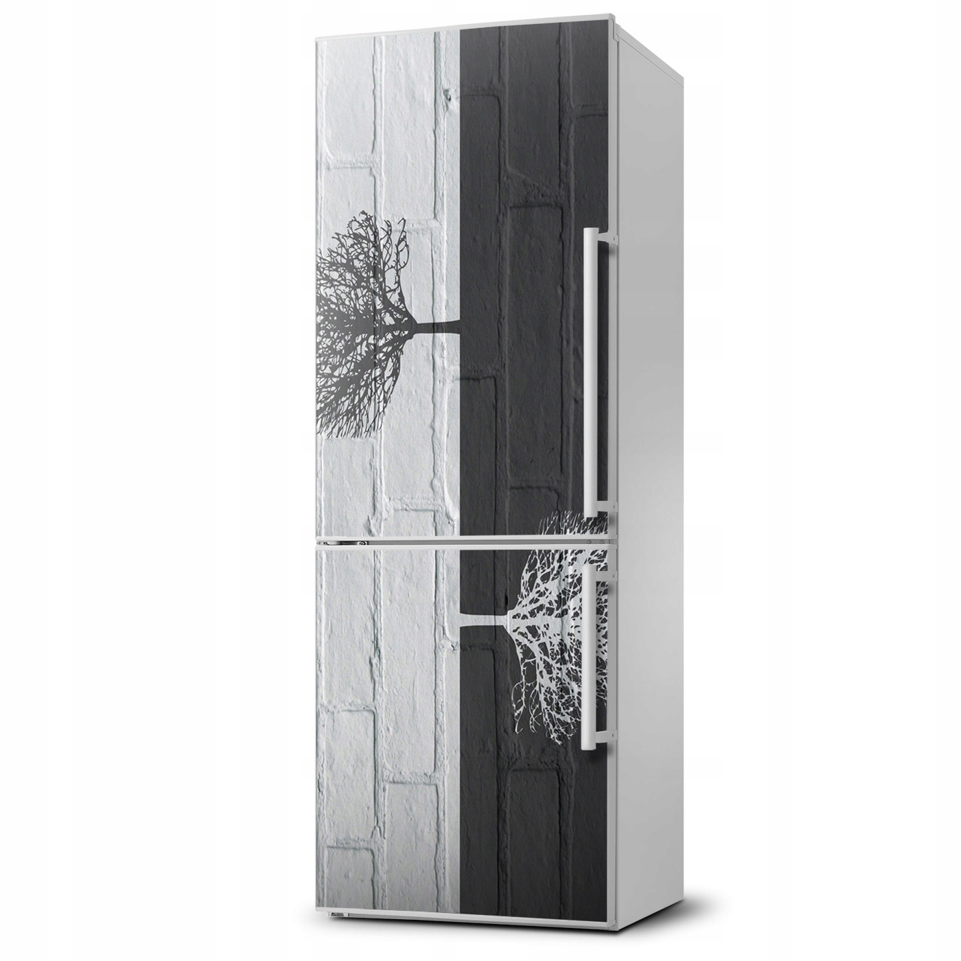 

Naklejka Magnes na lodówkę Drzewa na murze 60x180