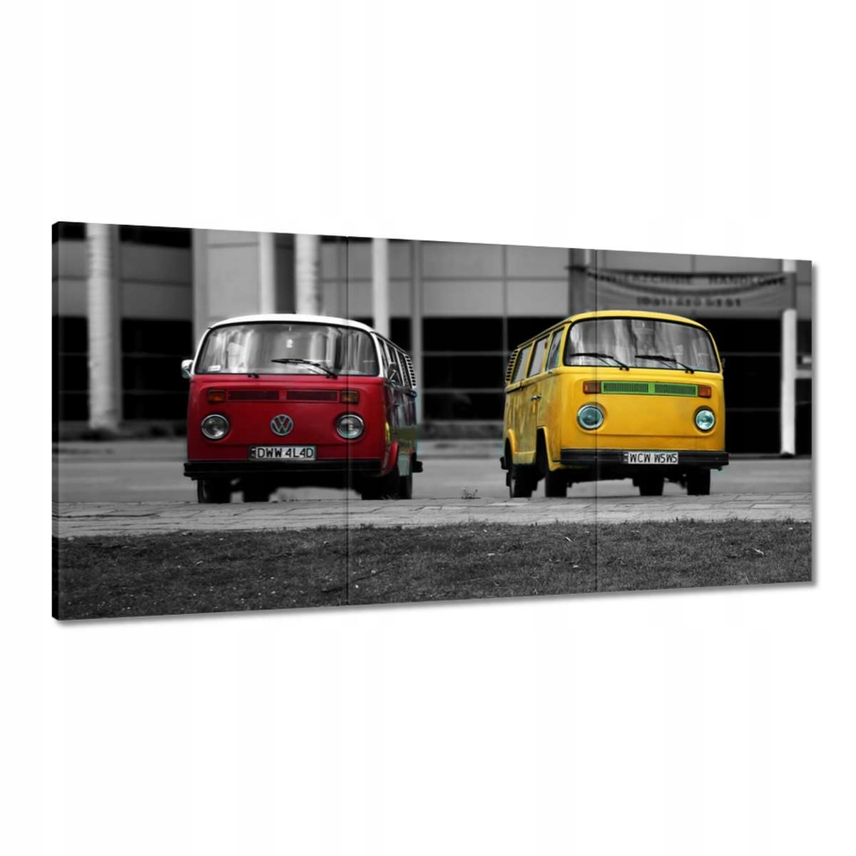 Obrazy 180x90 Červená a žltá Vw