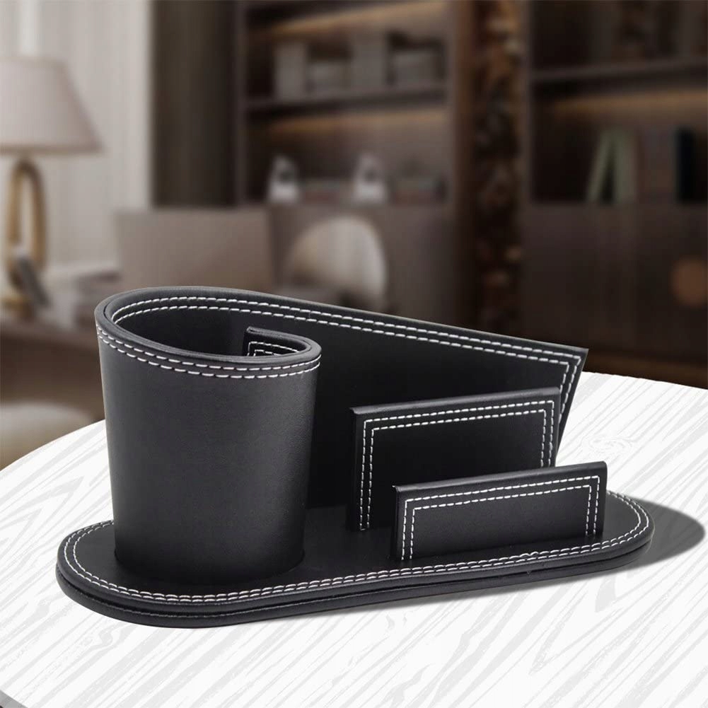 Skórzany organizer na biurko pojemnik na Marka inny