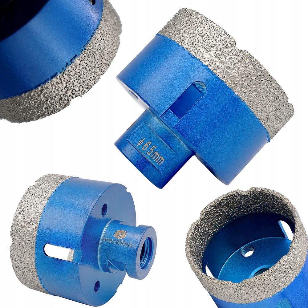 Diamantová Korunka 65 MM Korunkový Vrták Verdekam M14 Gres Premium Pro Gres