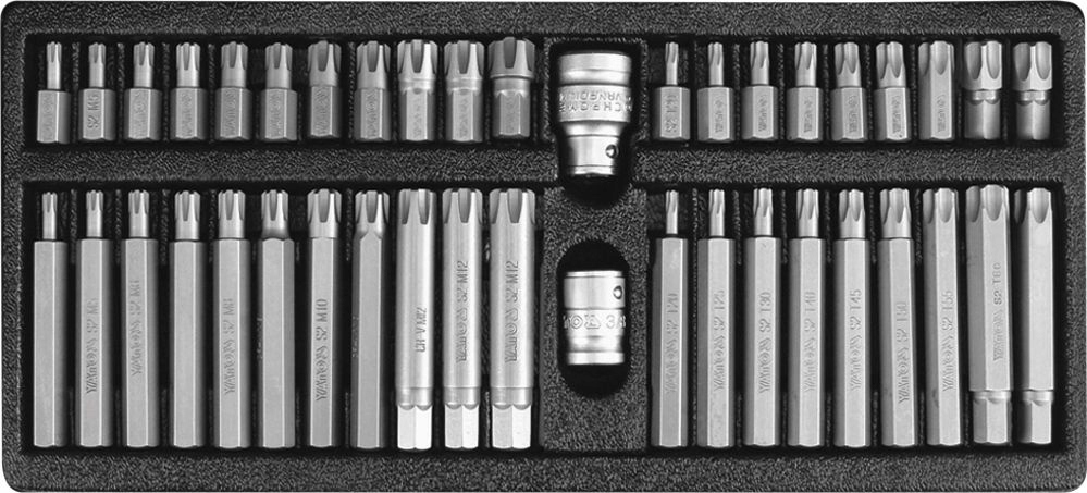 

Bity wkrętakowe Torx Security, Ribe 42szt. Yato