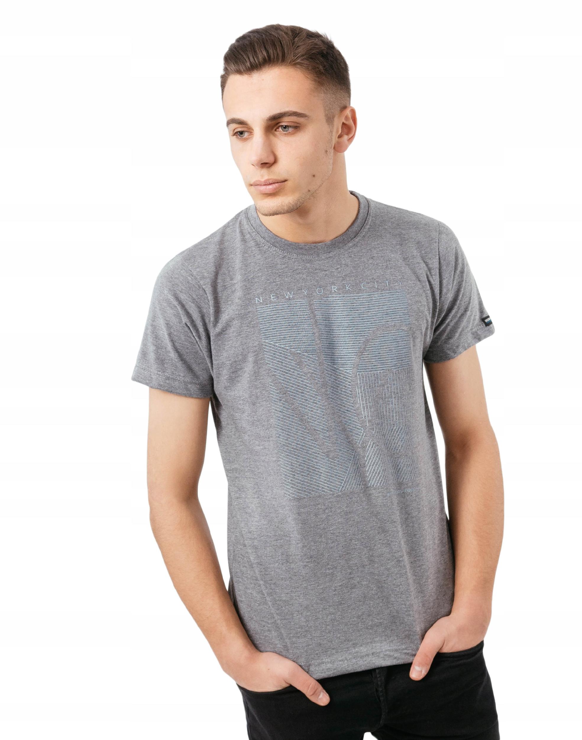 

Podkoszulek Męski Koszulka T-shirt New YORK-09 8XL