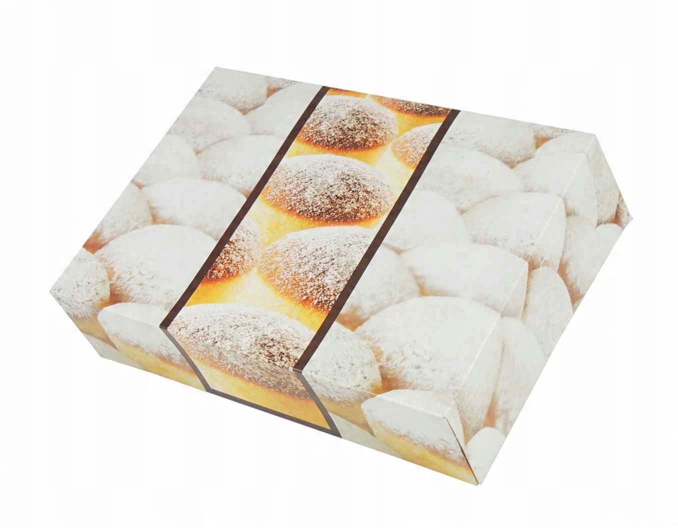 

Karton pudełko na pączki 25szt jednoczęściowy