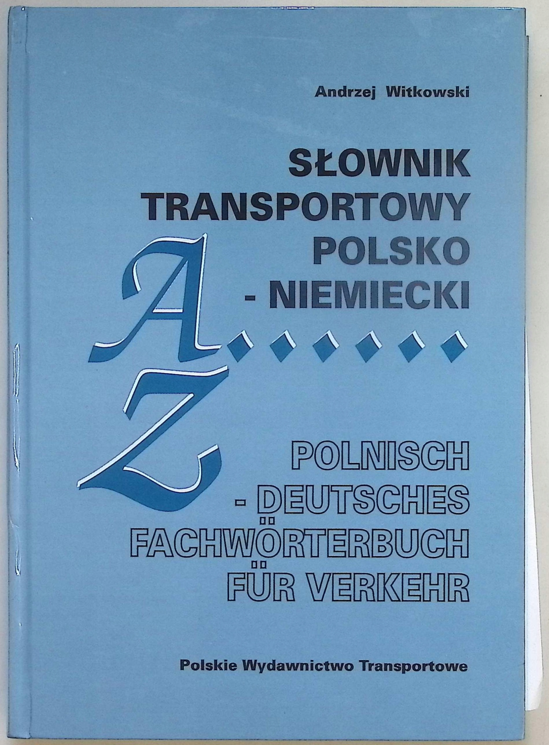 Słownik transportowy polsko niemiecki - Witkowski