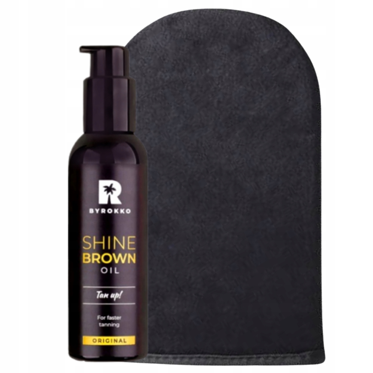 Olej na Opalování Byrokko Shine Brown Oil 150 Ml Rukavice