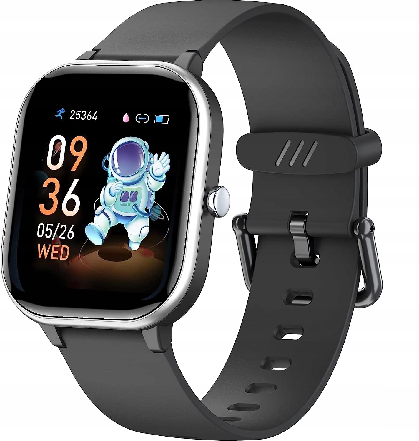 Hengto P39 Plus Zegarek fitness dla dzieci Smartwatch Czarny