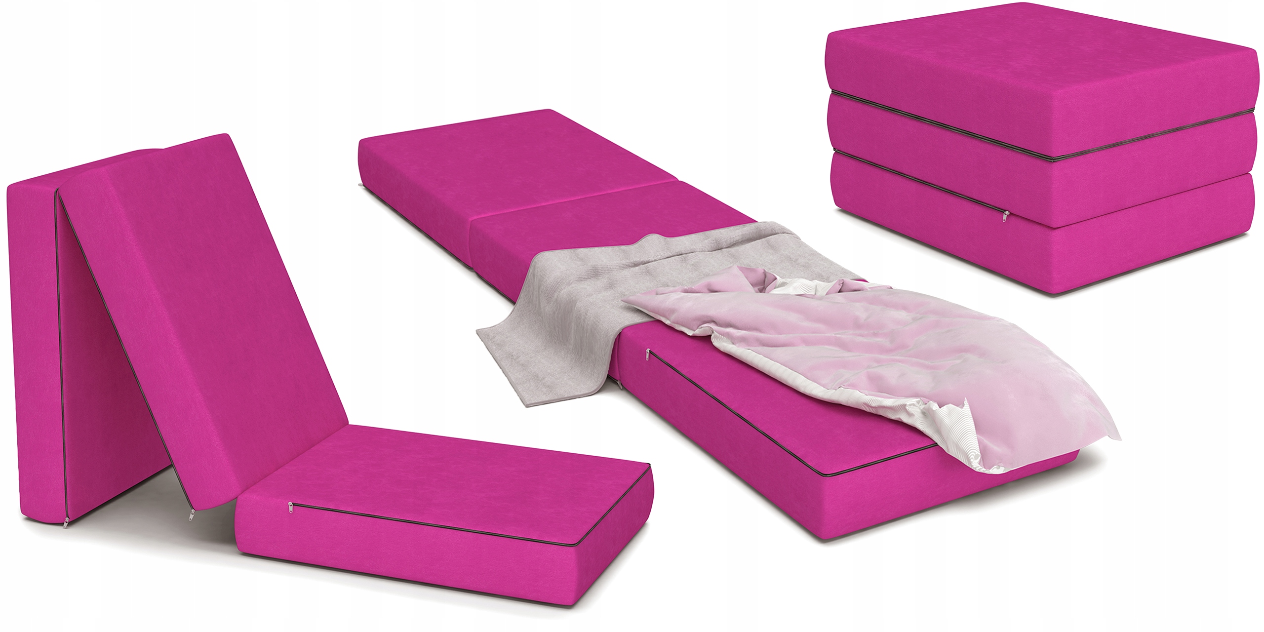 Materac turystyczny rozkładany fotel sofa 200x80 Kod producenta MATROZKL-081-198-14-NIEBIESKI