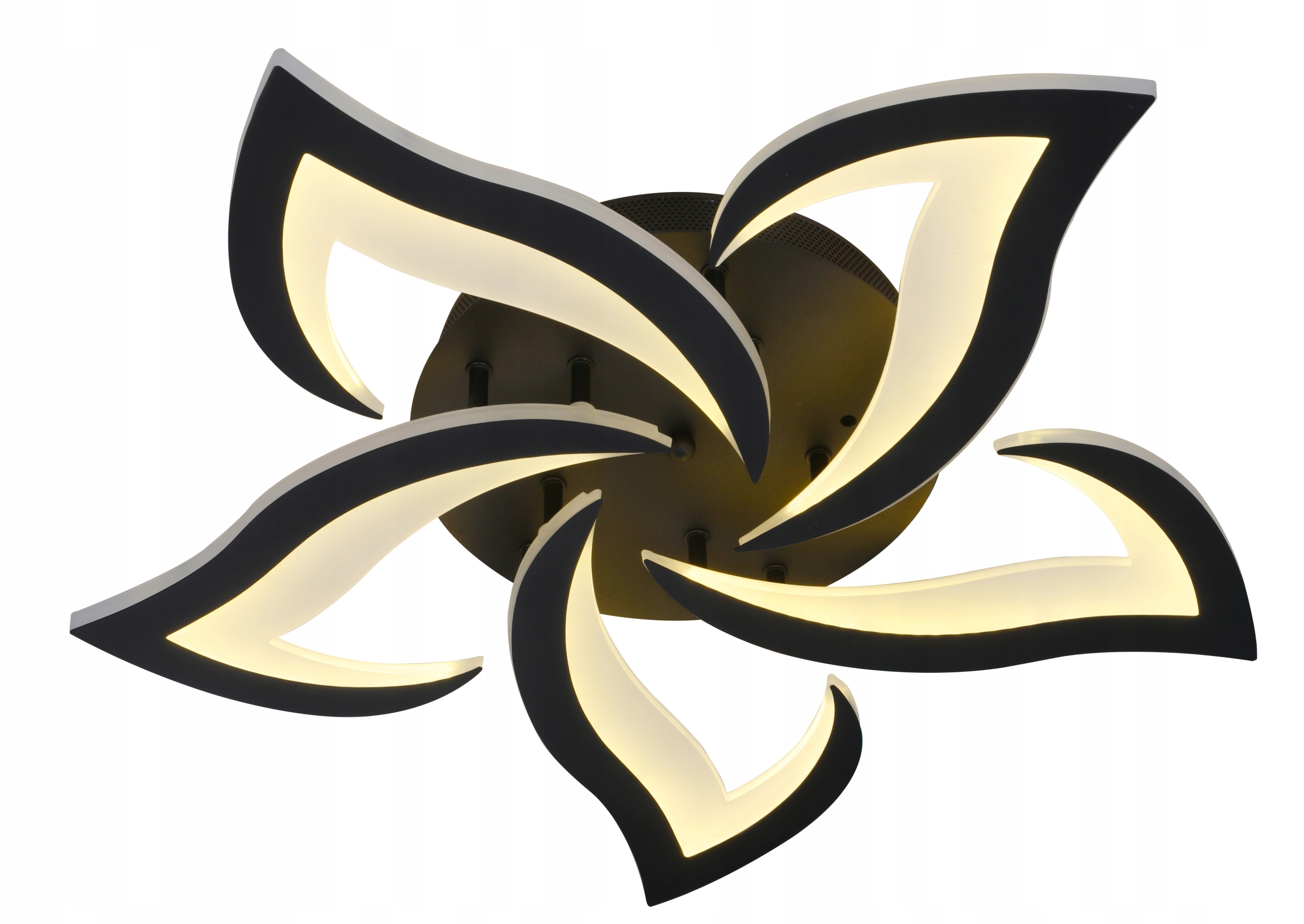 Lampa Led Plafon Eko Kwiat Lotosu Żyrandol Led Lotos Pilot