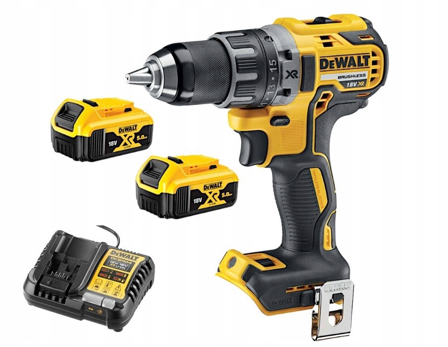 Dewalt Wiertarko-wkrętarka 18V DCD791P2 2X5AH DCB184 DCB1104