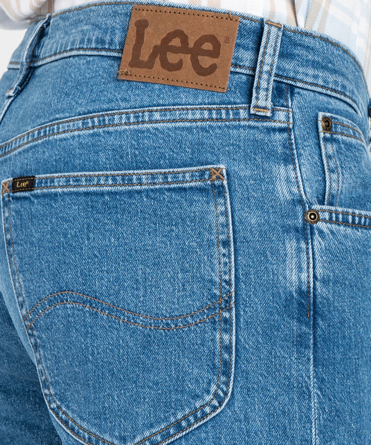Jeansy Lee Daren Zip Fly L707OWC16 Azure Mid 33/32 Fason zwężane