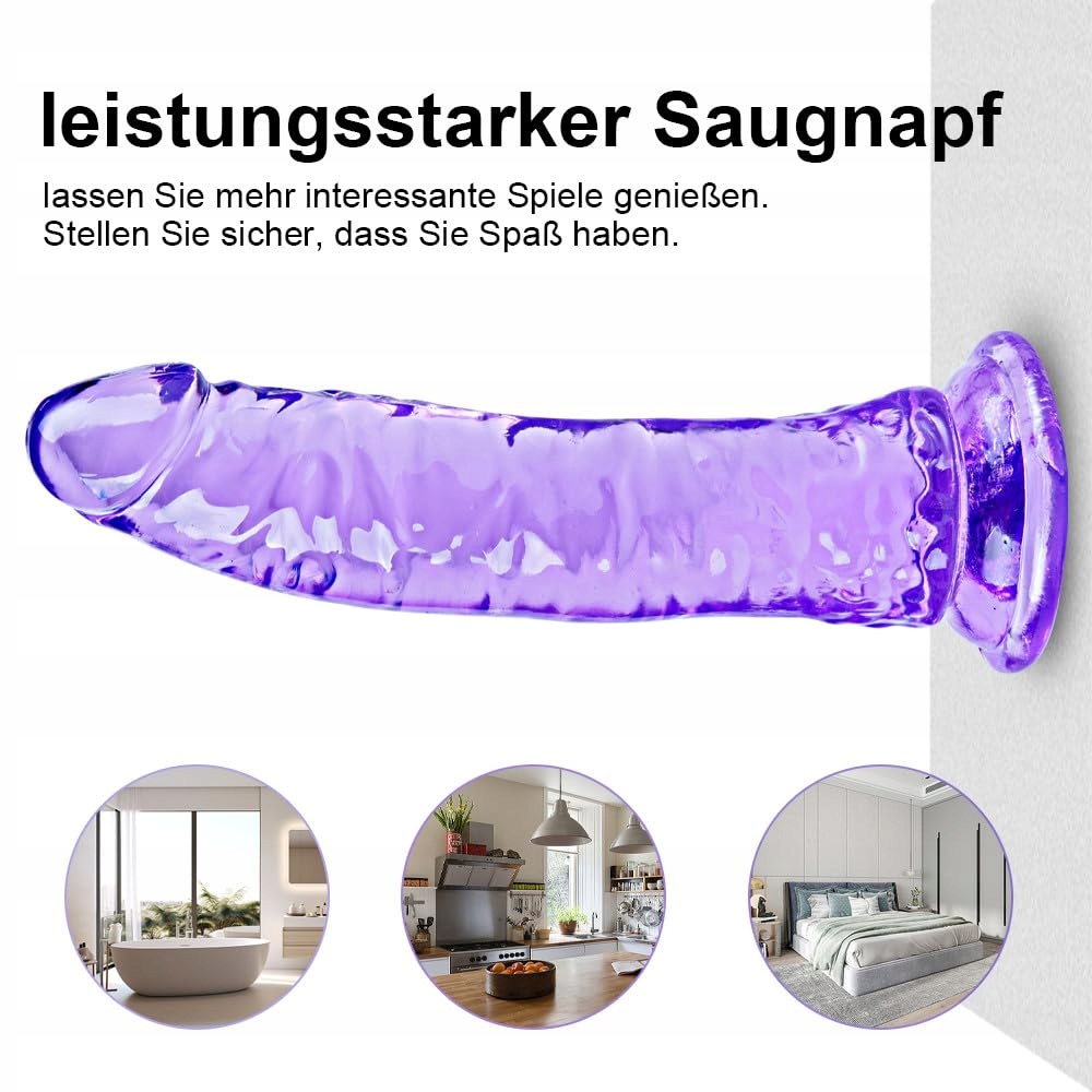 LILA Zestaw Dildo Realistyczne z Przyssawkami dla Początkujących — miniatura 2