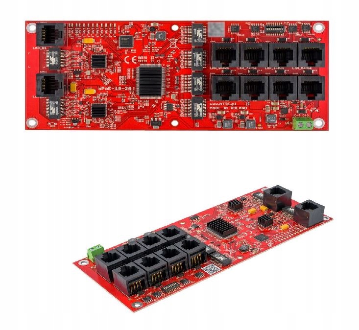xPoE-10-20-OF Switch PoE 8+2 portov Gigabit Atte