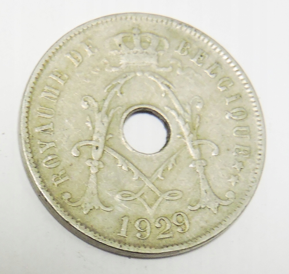 BELGIA 25 centymów 1929