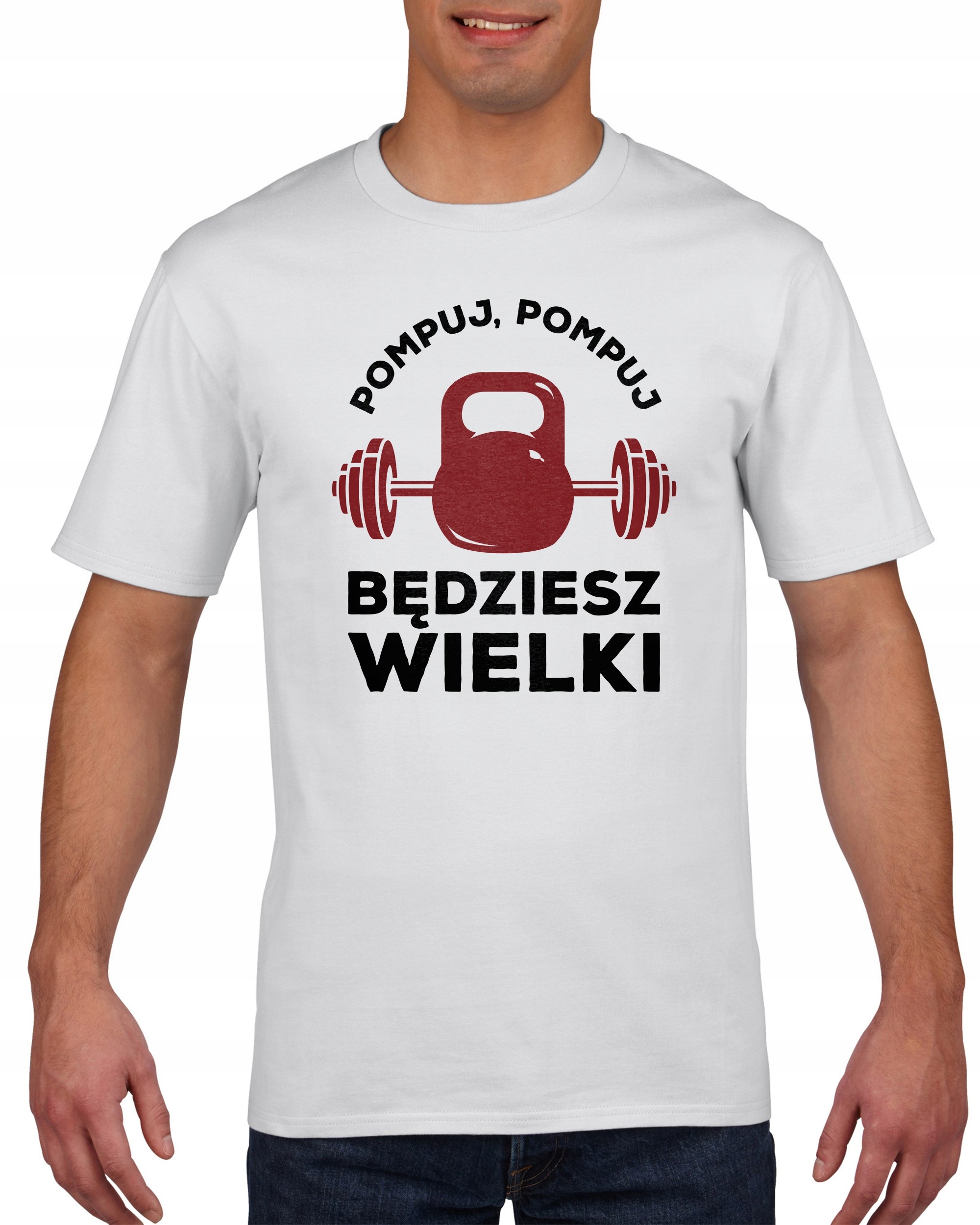 

Koszulka meska Na Silownie Bedziesz Wielki L