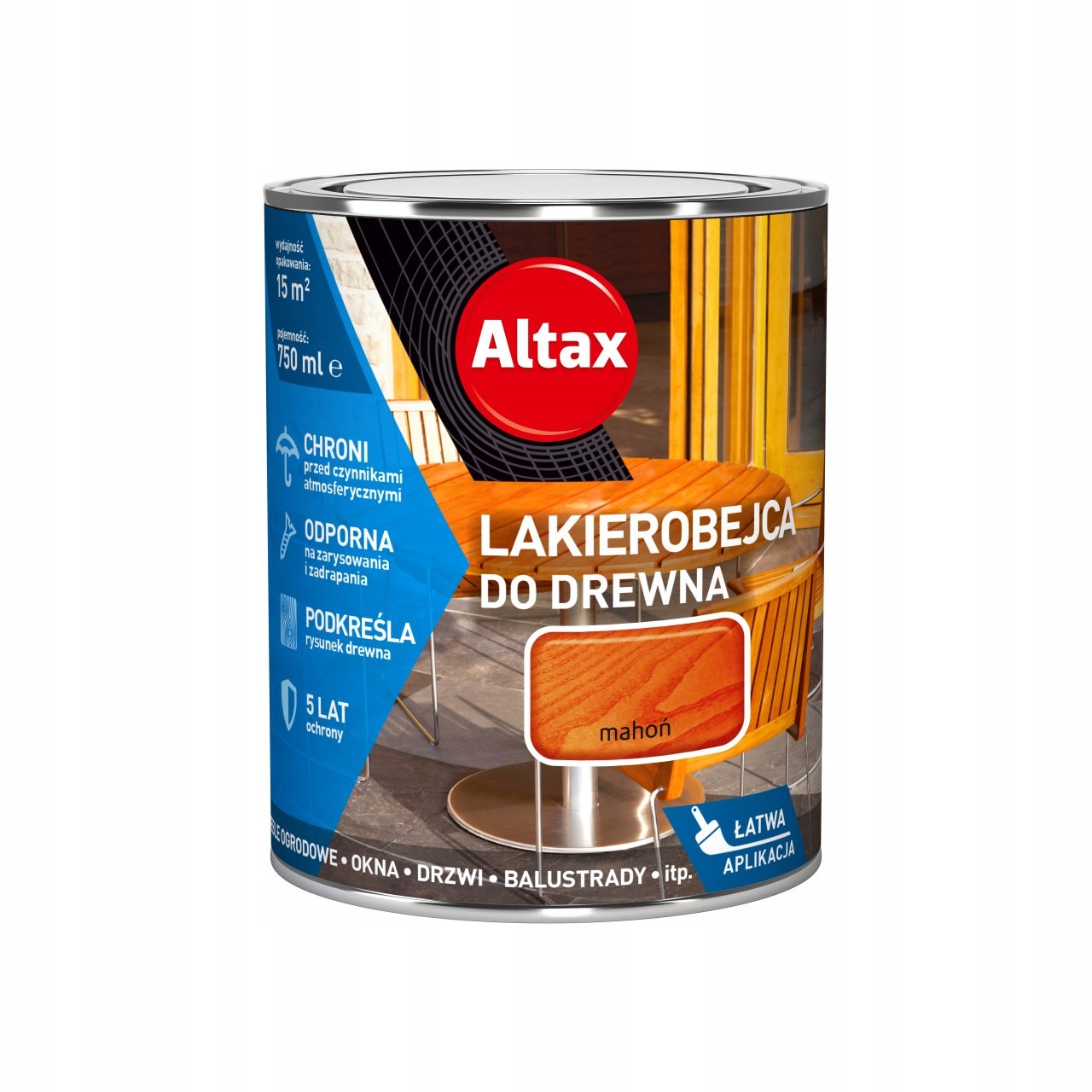 Lakierobejca Altax 0,75 l mahoń
