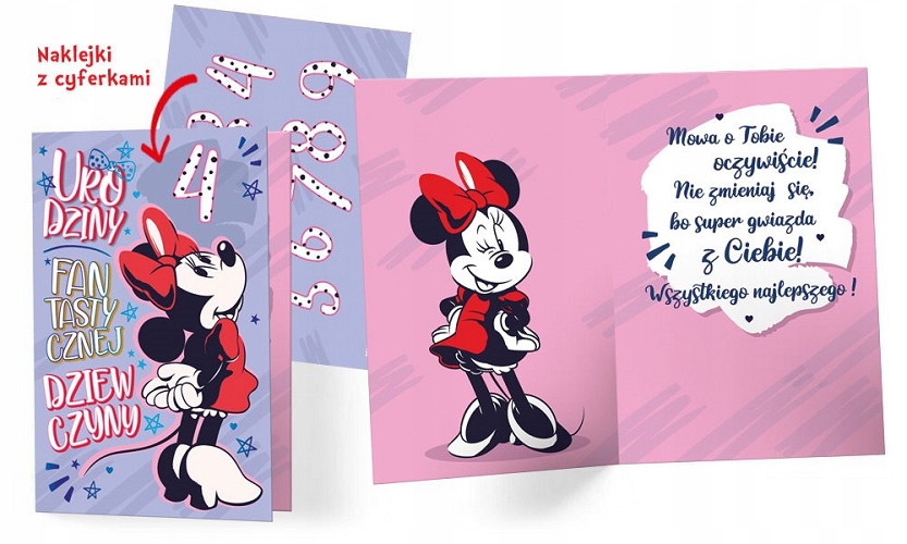 

Kartka urodzinowa z życzeniami Myszka Miki DSK20