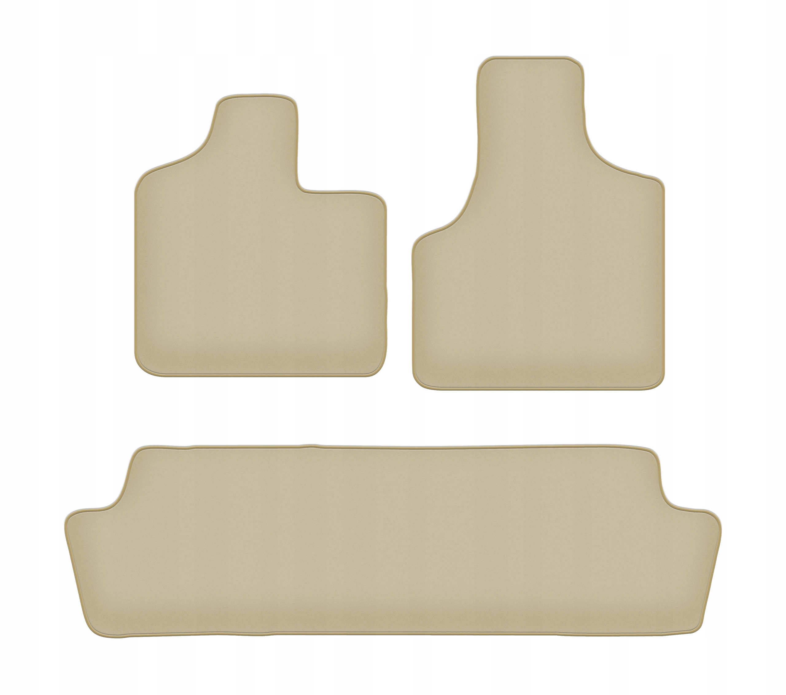 Prémiové velúrové koberčeky Chrysler Town&Country IV minivan 2000-08 béžové