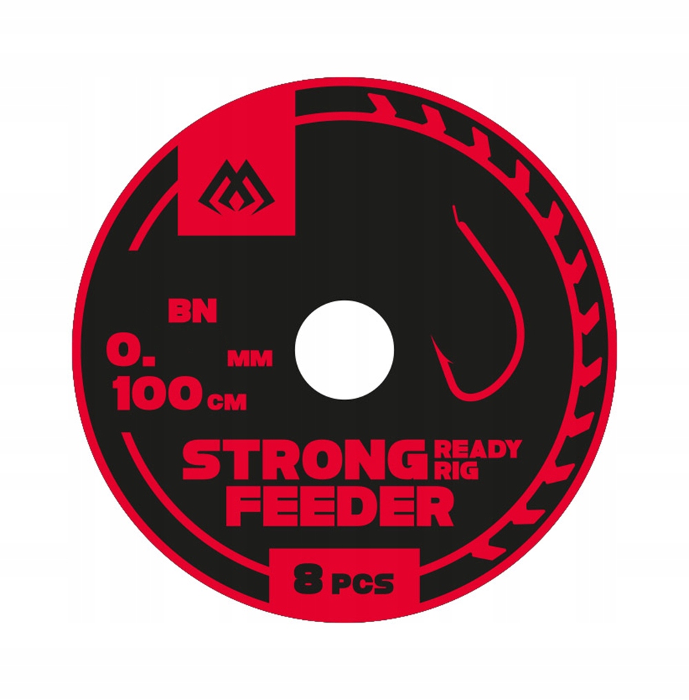 Mikado Strong Feeder r.2 0.22mm 100cm 10szt. gotowe przypony