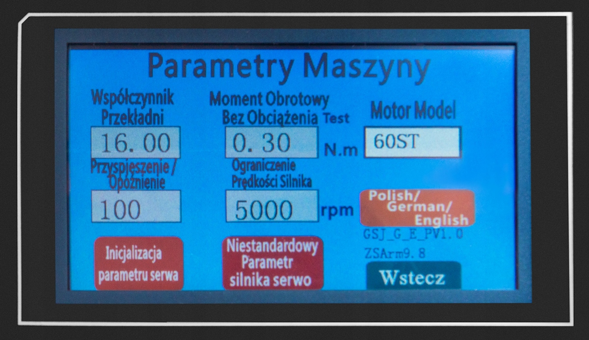 RAMIĘ GWINTUJĄCE Z NADMUCHEM M6-M24 GWINCIARKA + UCHWYT MAGNETYCZNY Zasilanie 230 V