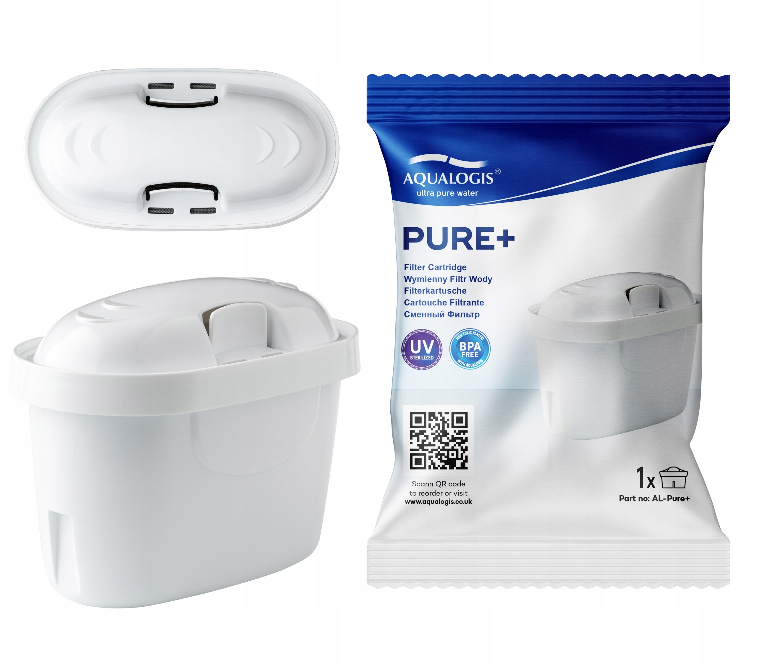 6 Wkład Filtr PURE+ Do Dzbanków BRITA DAFI Kod producenta Pure+