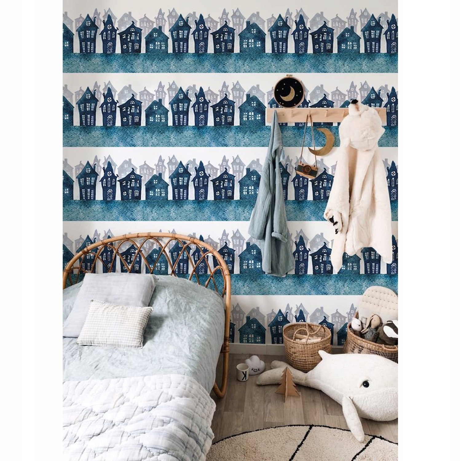 

Flizelina tapeta Mgliste miasto 104x70 cm + klej