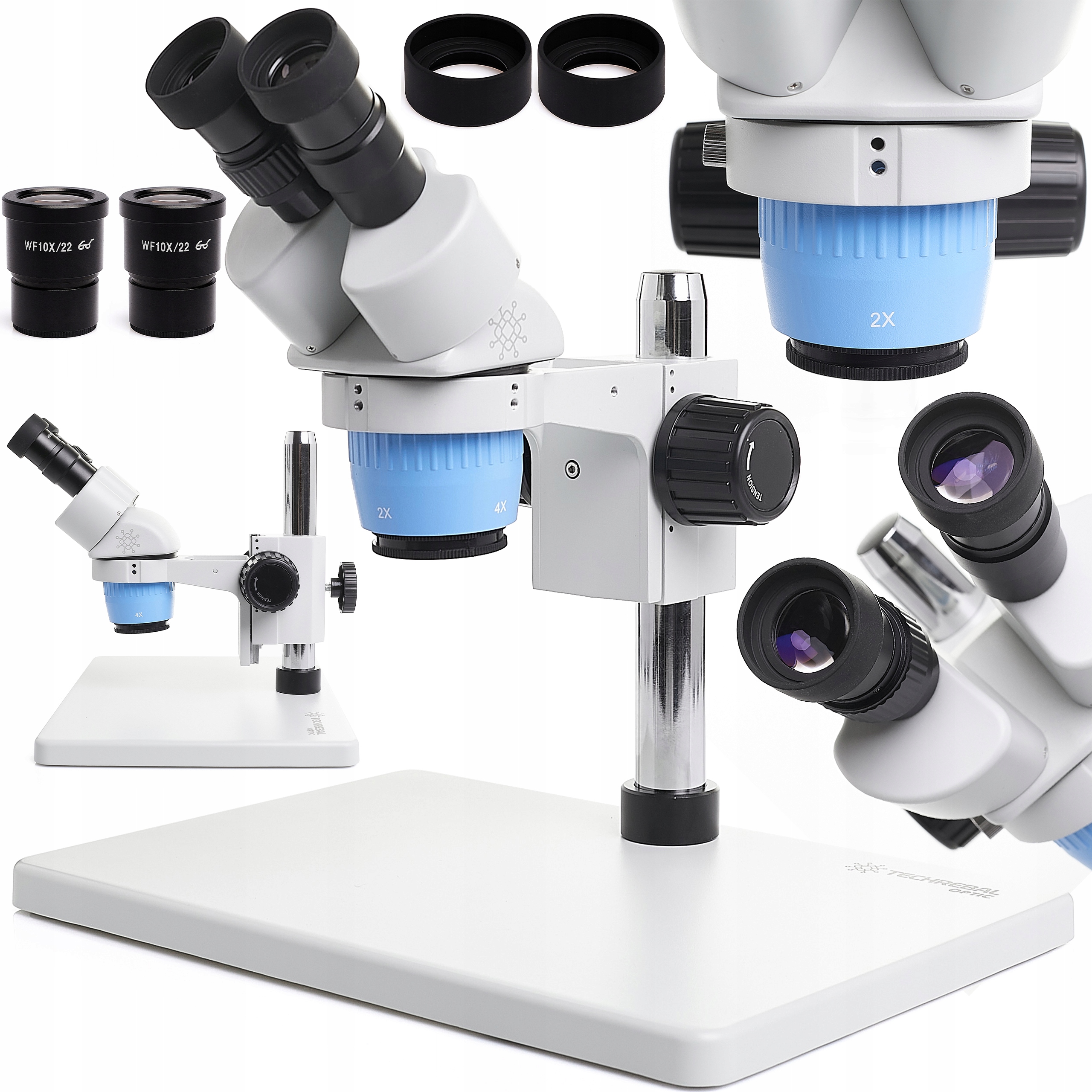 Stereoskopický Mikroskop Zoom 20-40x Okulár WF10X/20MM Velká Základna