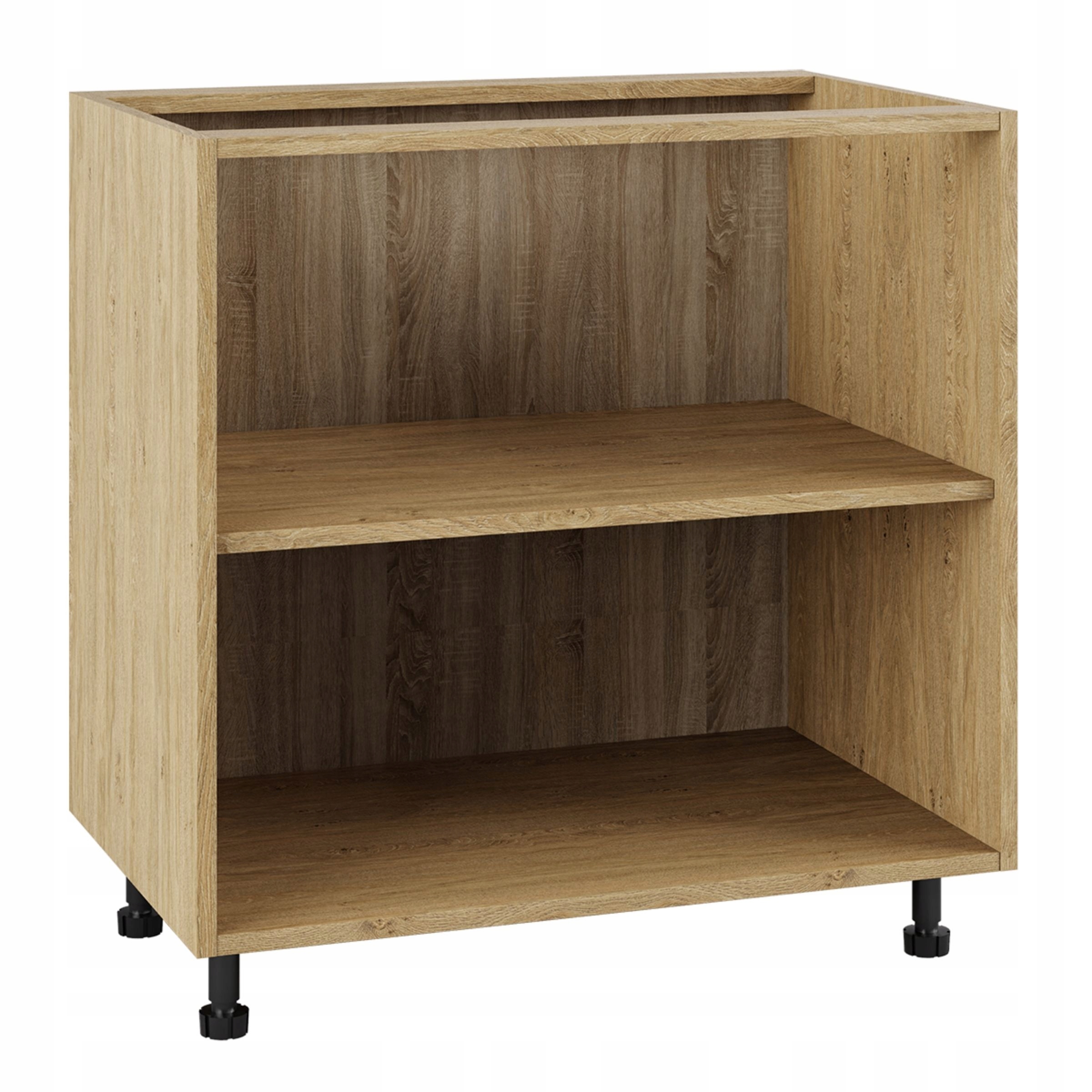 Korpus, dub kamenný, spodná kuchynská skrinka 80/82 s príslušenstvom