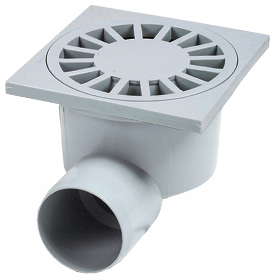 MAXPOL KRATKA ŚCIEKOWA WPUST 100MM Z ODEJŚCIEM BOCZNYM FI50