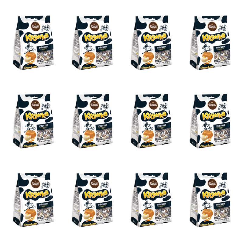 Wawel Mléčný bonbón krówka 250 g X12