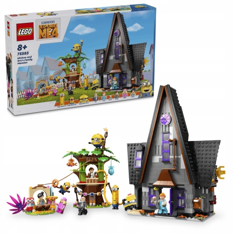 Lego Mimoni Rodinná Rezidence Gru A Mimoňů 75583