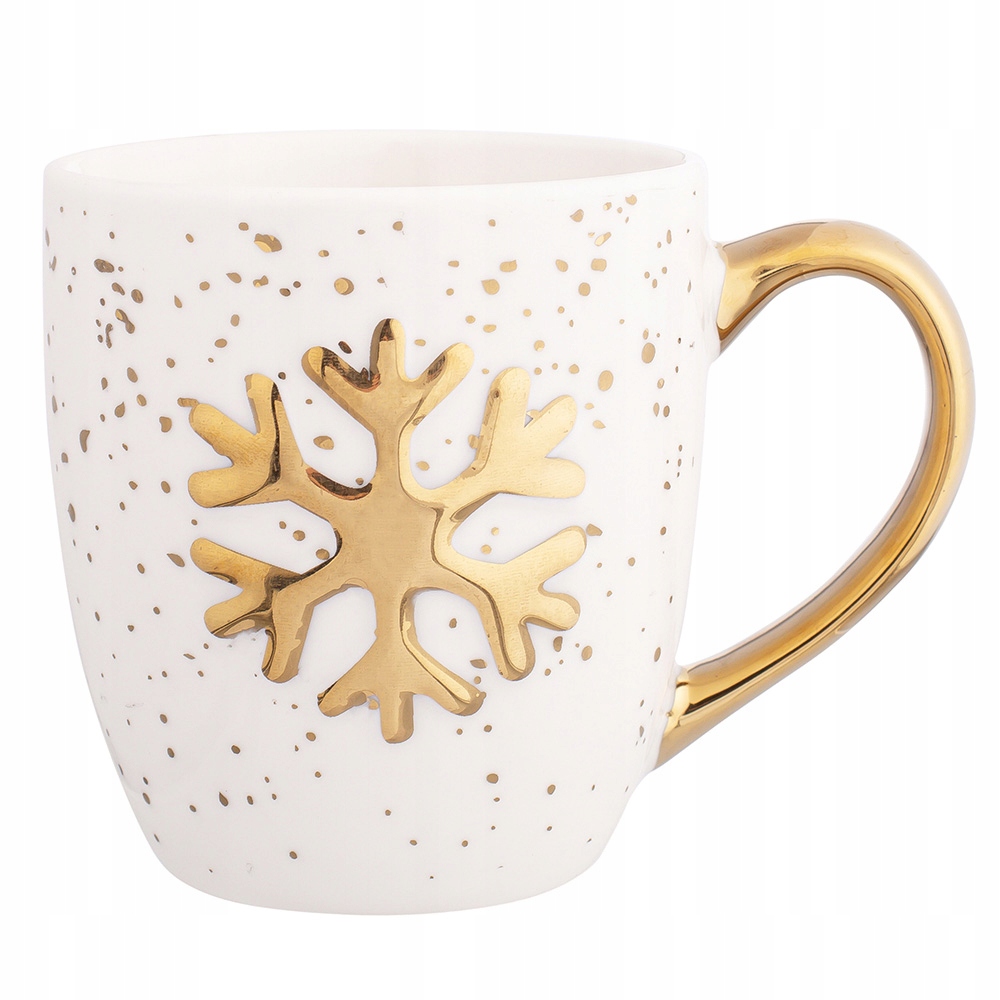 

Kubek Glamour Śnieżynka Kubek do kawy kakao 350ml