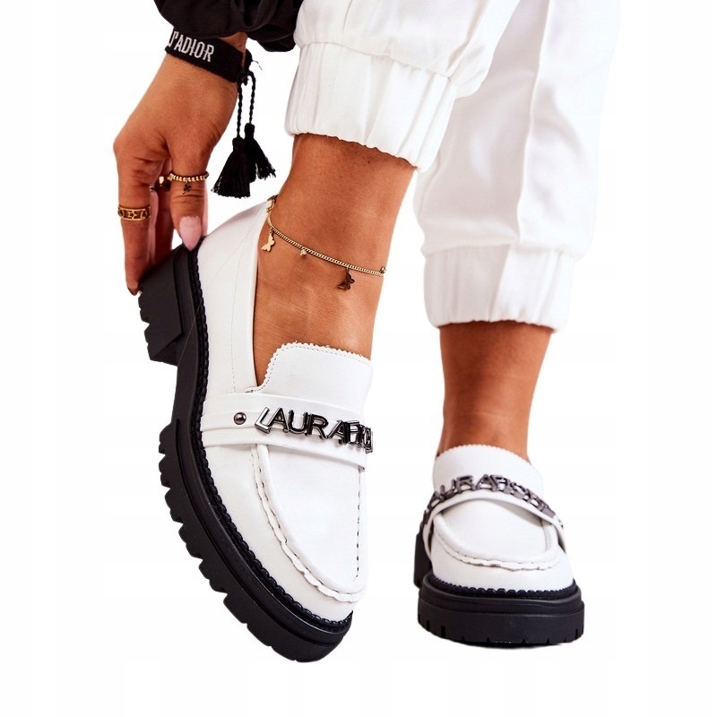 

Skórzane Półbuty Loafery Literki La.Fi Jenefer 37