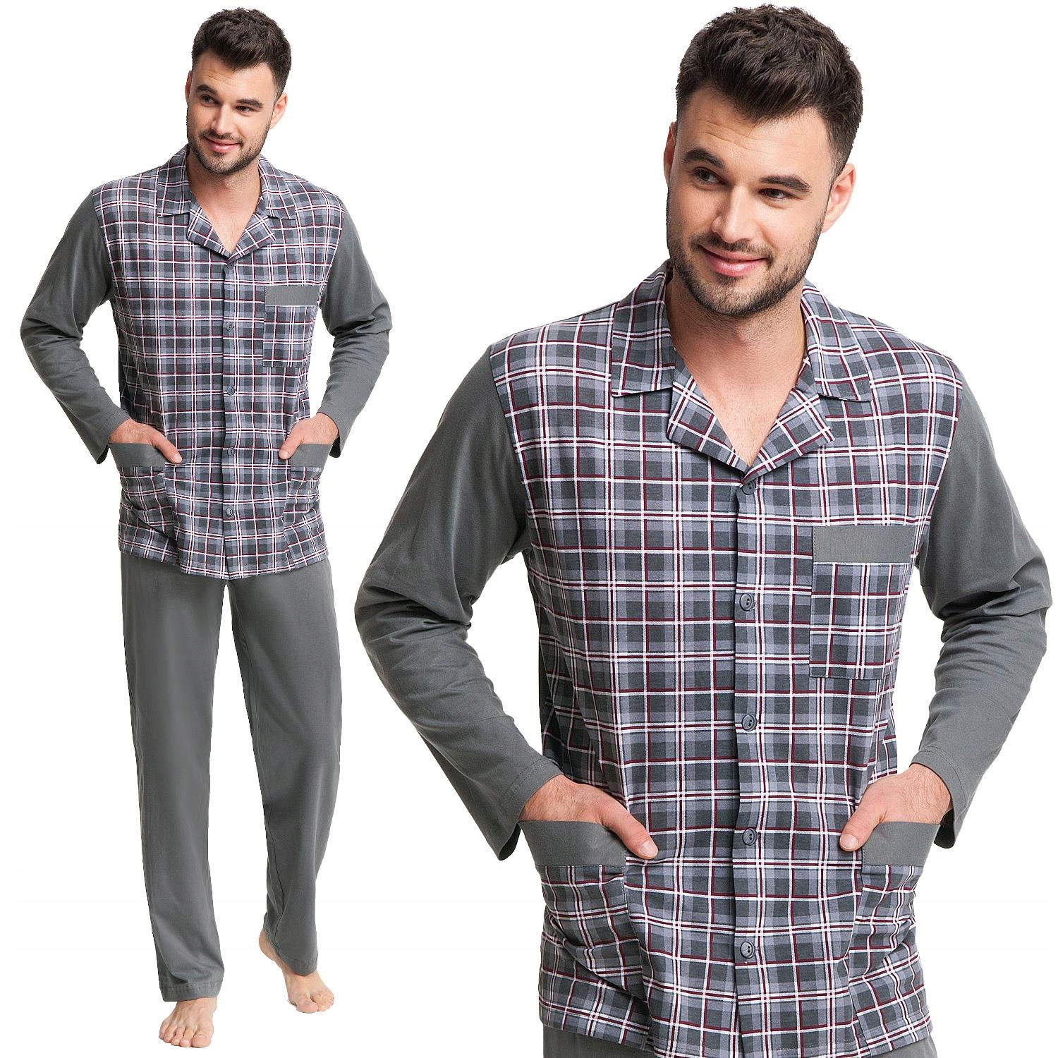 

Piżama Męska Luna kod 797 grafit [3XL]