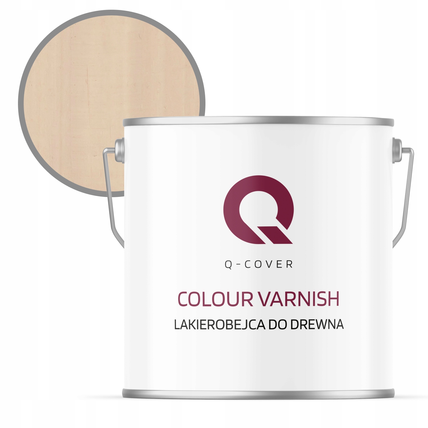 Lak na dřevo Rychleschnoucí 5L Béžový Světlý Satén Výkonný 3v1 Uv