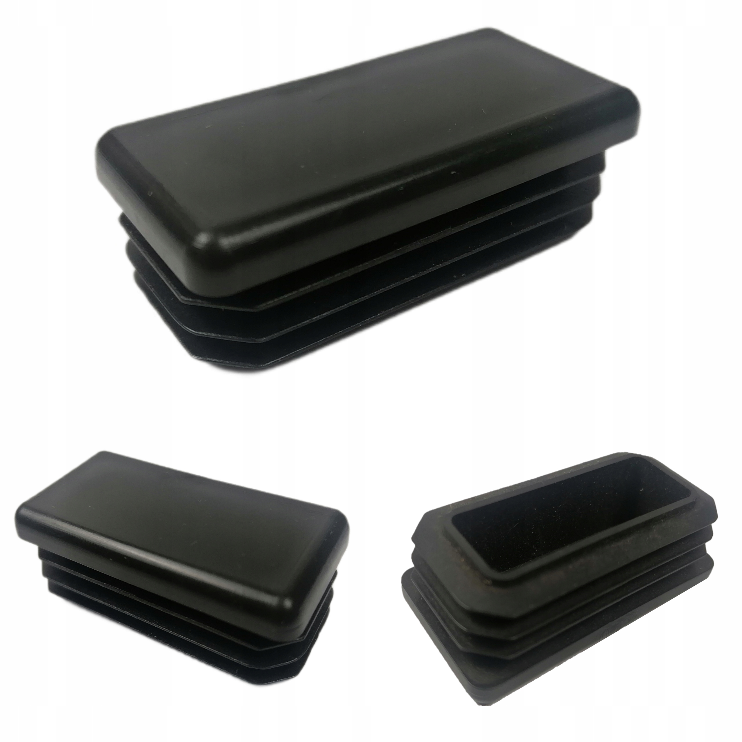 ZAŚLEPKA WEWNĘTRZNA KAPA KOREK ZATYCZKA DASZEK NA PROFIL 50x25 CZARNA