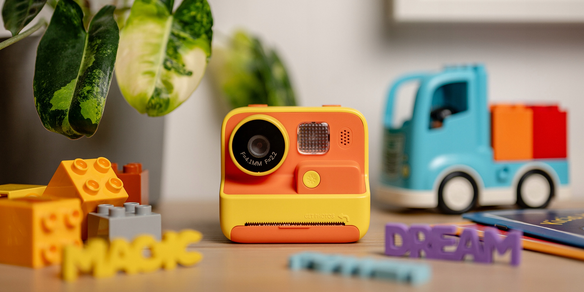 Aparat fotograficzny z drukarką dla dzieci Redleaf PicMe - żółty Rozdzielczość 12 Mpx