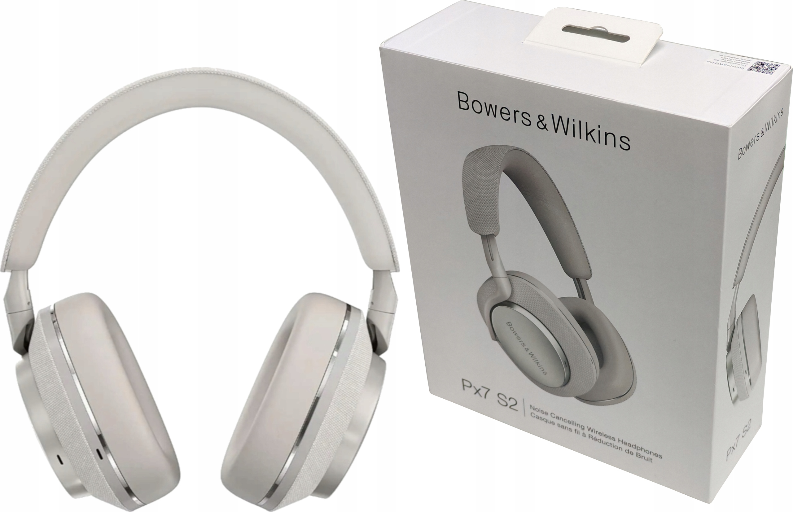 Słuchawki Bezprzewodowe Bowers & Wilkins PX7 S2 Bluetooth 5.2 Grey Szare