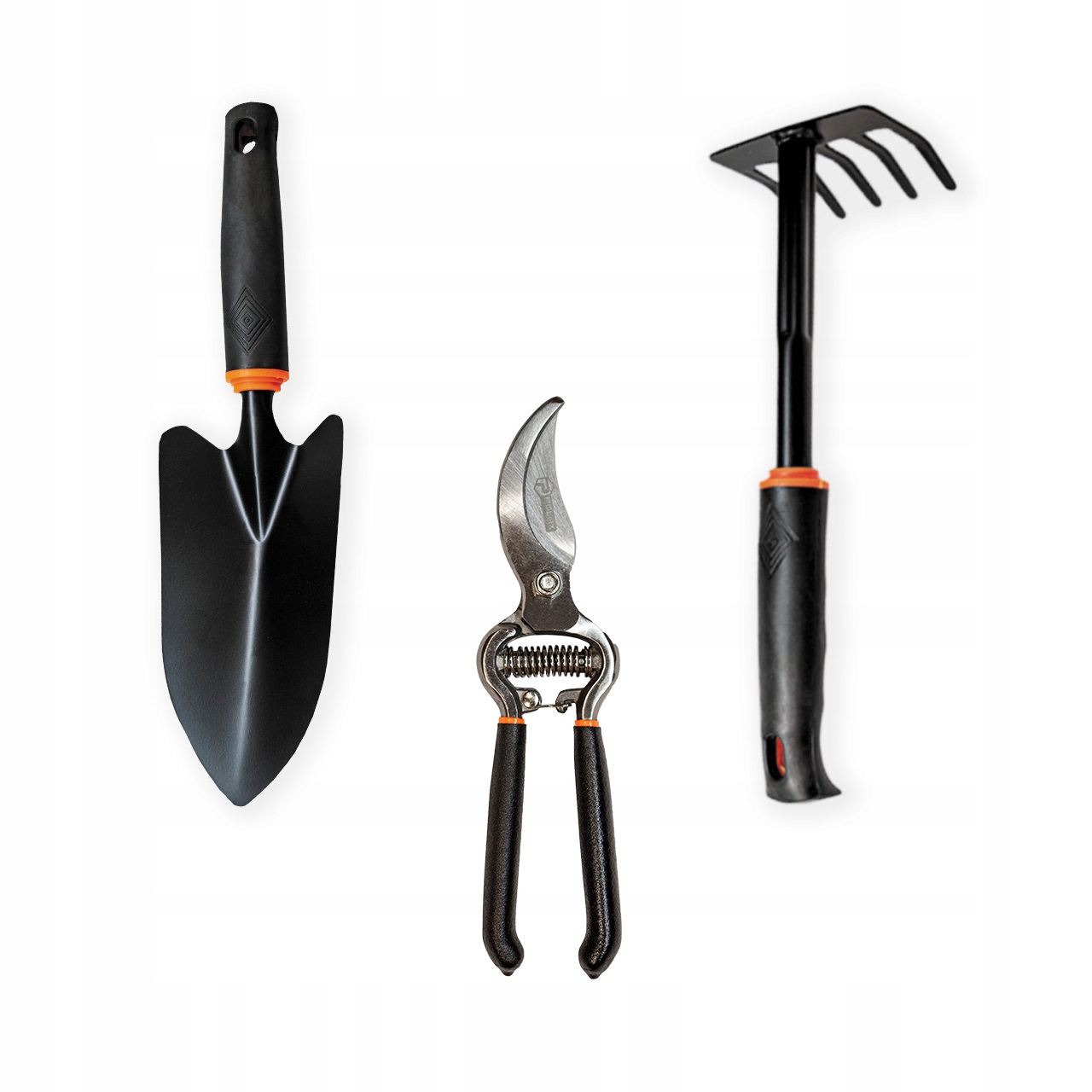 Sada kovového záhradného náradia Grabky Sekator Lopatka Polax
