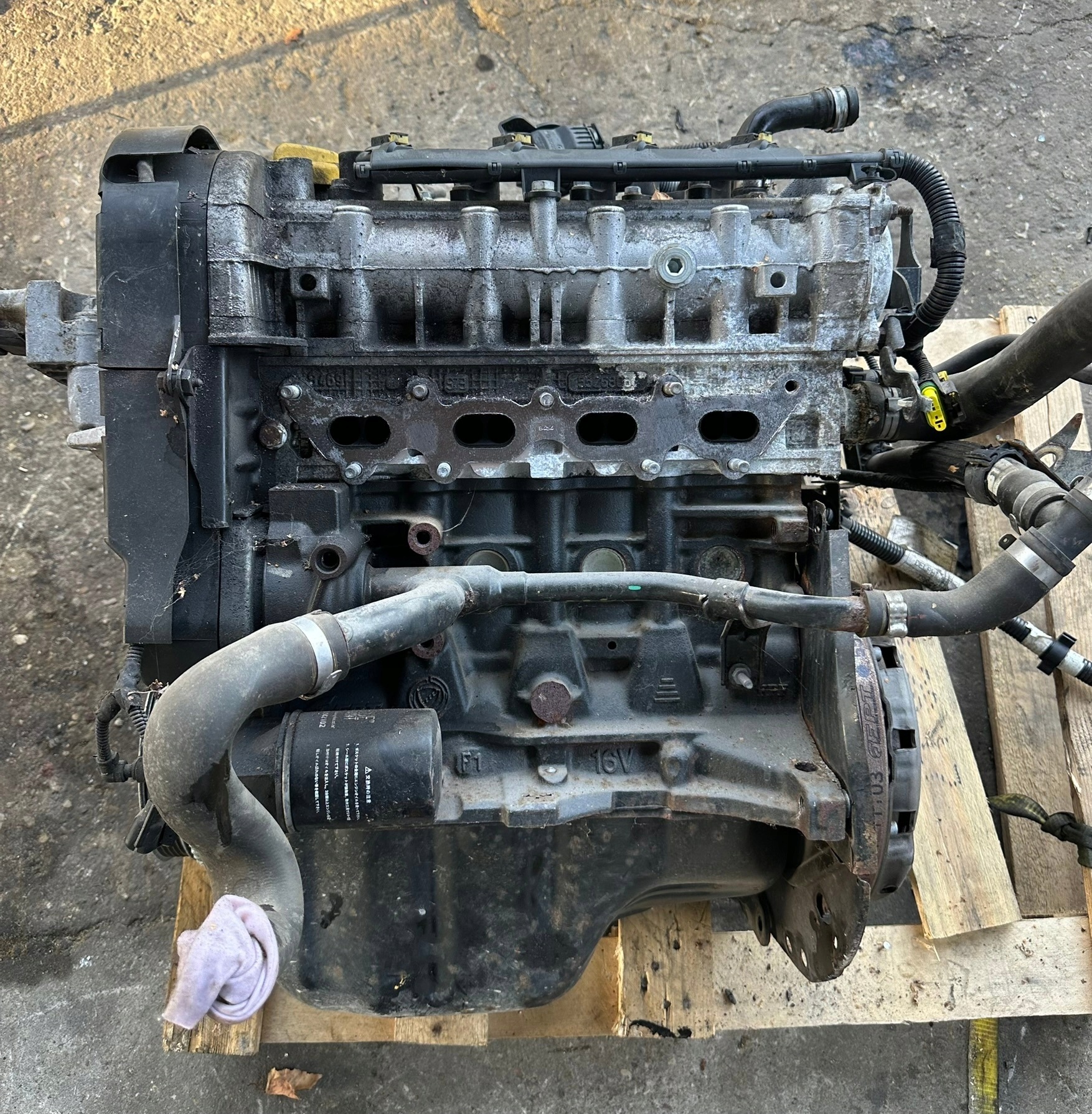 FIAT TIPO II engine 1.4 16V 843A1000 complete 61 thousand KM